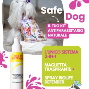 Safe Dog: 2 Magliette + 1 Spray + Spedizione GRATIS