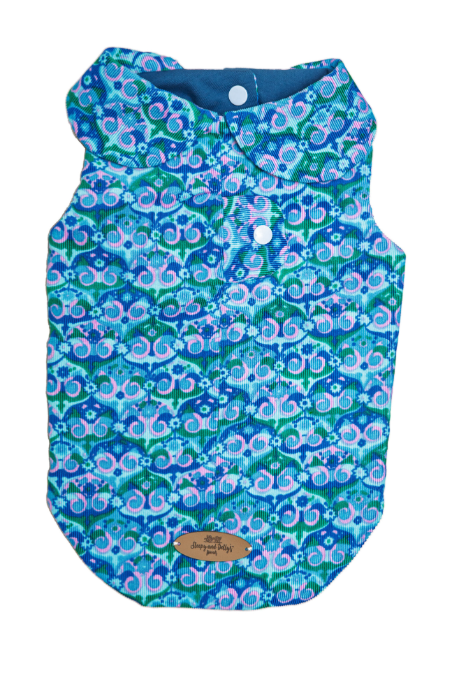 T-Shirt per cani in Velluto a coste leggero