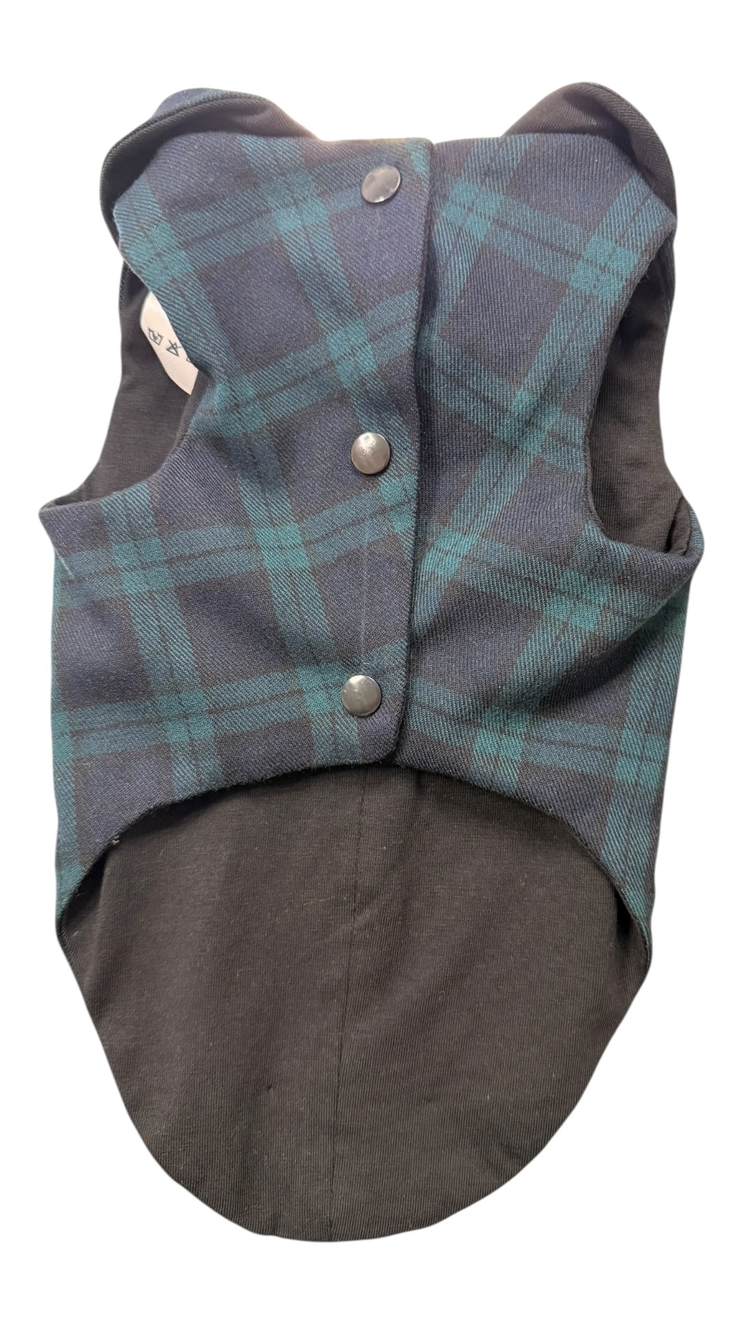 Cappottino Inglese per cani Tartan Blu - immagine 2