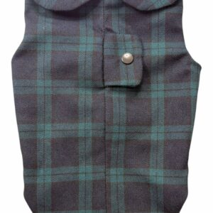 Cappottino Inglese per cani Tartan Blu