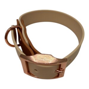 Kit collare e guinzaglio Gold - Biothane®